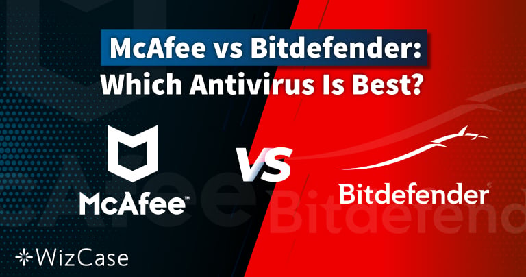 McAfee vs Bitdefender 2026: paras virustorjunta